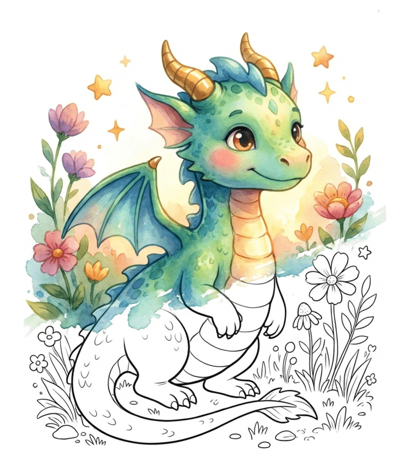 Desenho Billie Colors